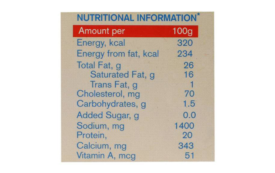 Amul Cheese Processed    Box  1 kilogram